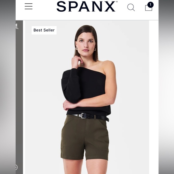 S O L D NWT Spanx shorts Large - Picture 3 of 8